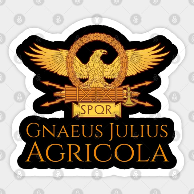 Agricola - Roman Britain SPQR Rome Legionary Eagle Aquila Sticker by Styr Designs